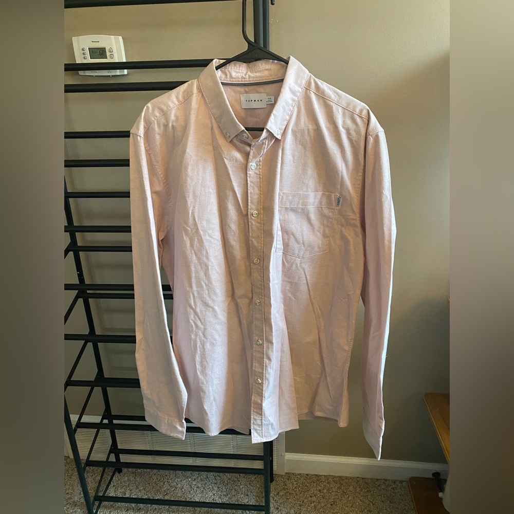 NWOT Topman Button Down Dress Shirt